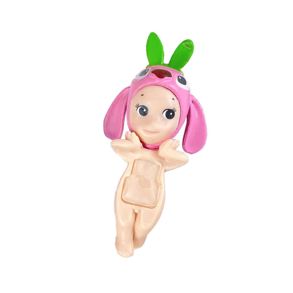 Papa Angel Cheek Support Figurine Blind Box Set Car Desktop Ornament Sticky Phone Decoration Doll Model S3