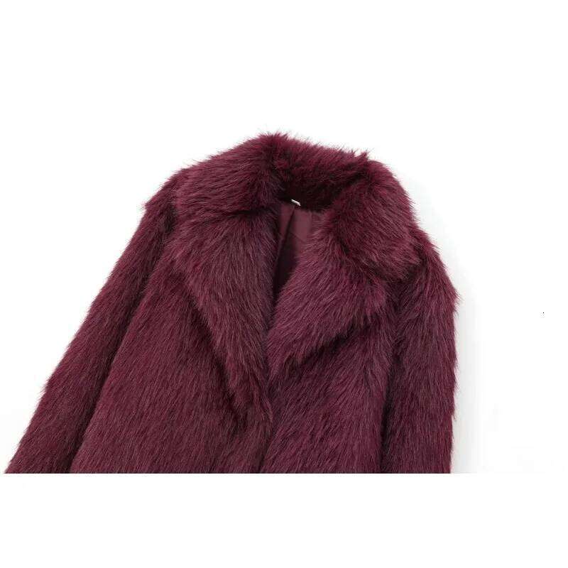 TRAFZR Eco Fur Coat For Women Outerwears Especially Winter Mink Cardigan Cardigans Women's Jackets Hot Clothes Furry Shelter New