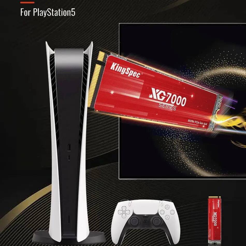 KingSpec SSD M2 PCIe 4.0 NVMe 1TB 2TB 4TB Drive M 2 2280 HDD Nmve Hard Disk PCIe4.0 Gen4 Internal Solid State for PlayStation 5