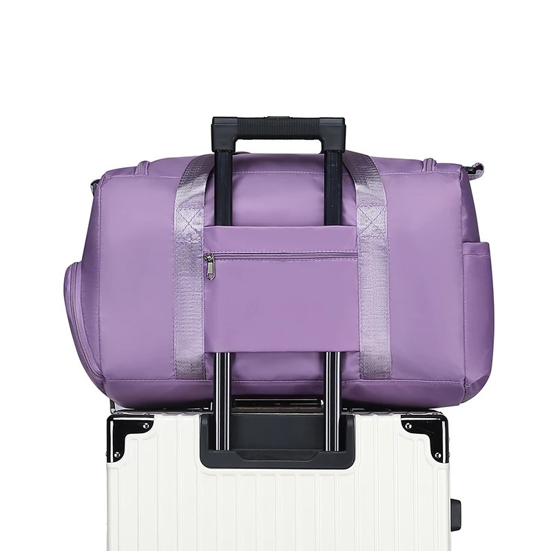 Travel Bag Large Capacity Weekender Overnight Carry On Duffle Bags with Shoe Compartment Sports Fitness Gym Bags for Women 250714