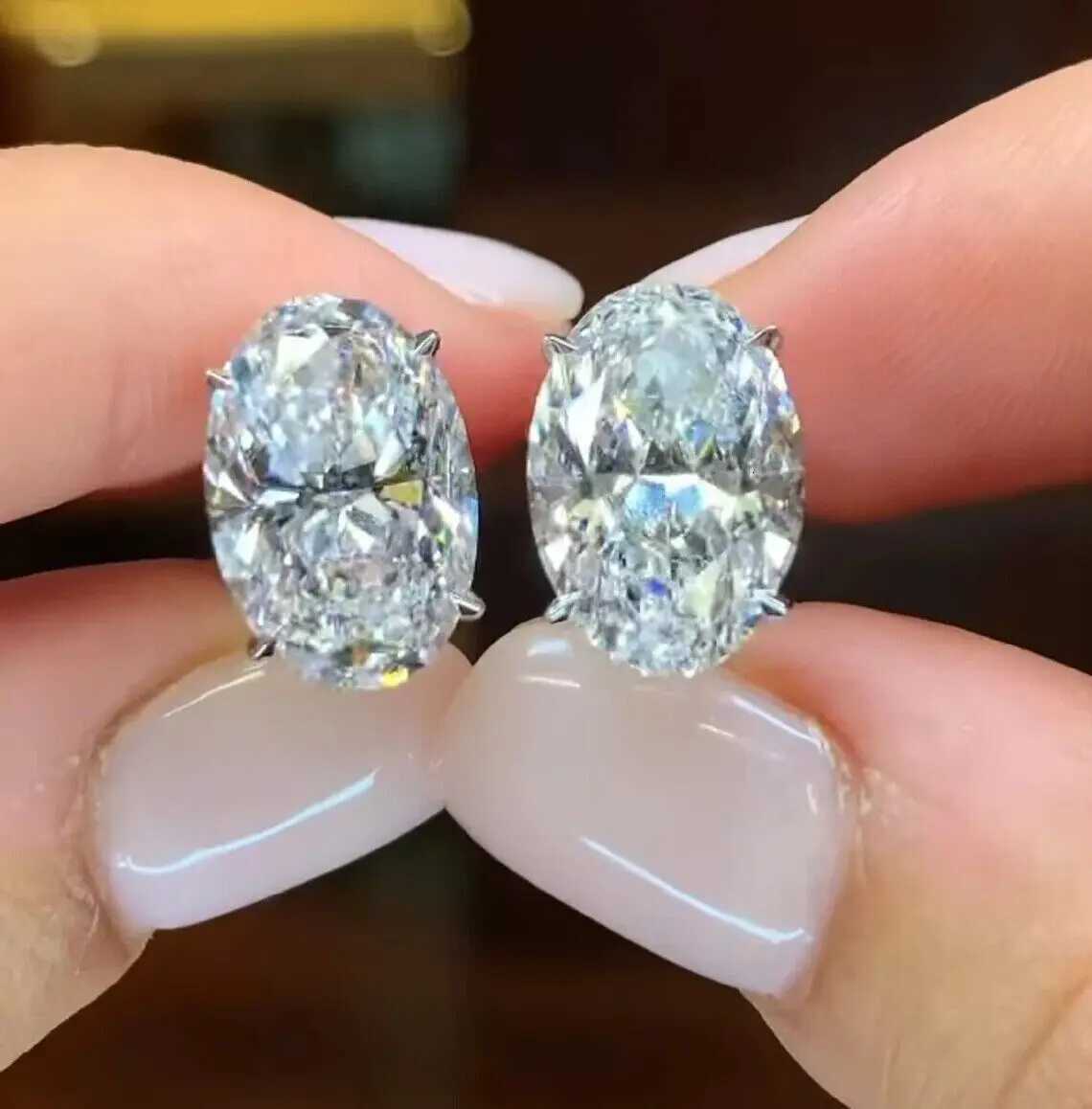CAOSHI Fashion Oval Zirconia Ear Stud Female Daily Jewelry Simple Style Accessories for Women Stylish Lady Engagement Earrings y250715