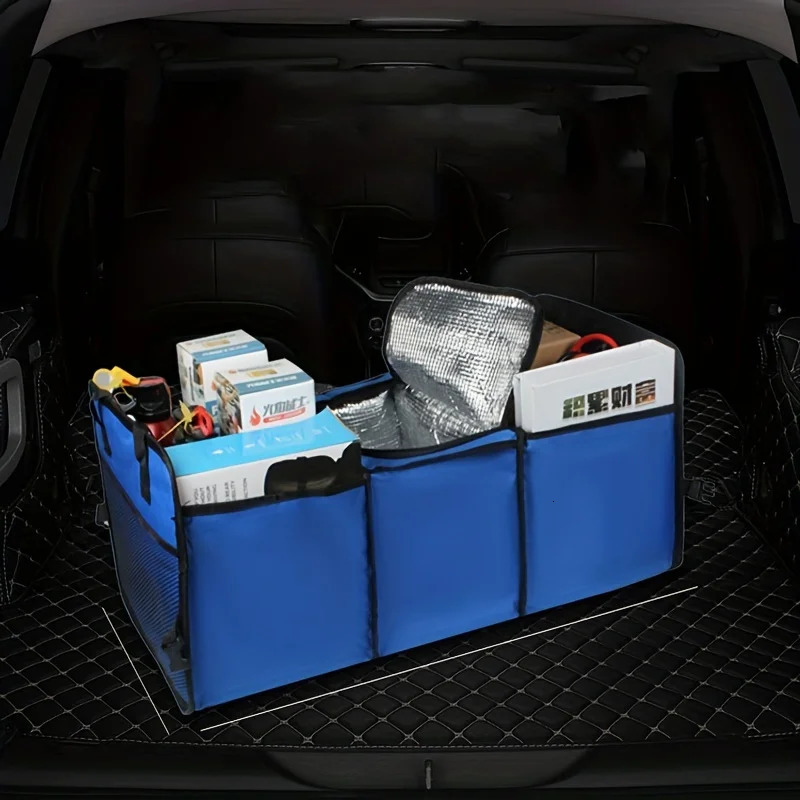 1 Piece Car Insulated Storage Box Oxford Cloth Car Storage Box Car Backup Organiser 250715