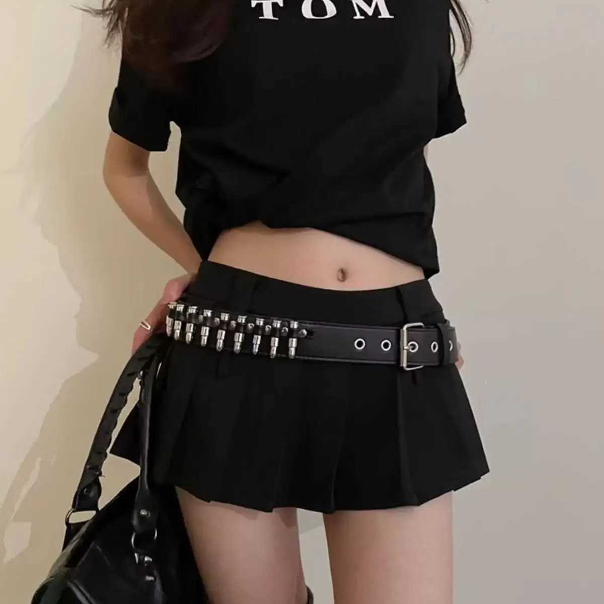 Bullet Rivet Belt Women Ins Sweet Cool Babes Personalized Waist Chain Dark Style Fashion Versatile Accessories W250717