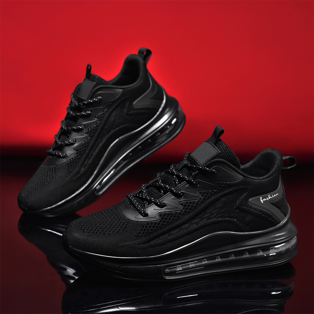 HW-6935 men's running shoes, height increasing air cushion men's 2025 new fashion spring and autumn new trend breathable soft sole men'