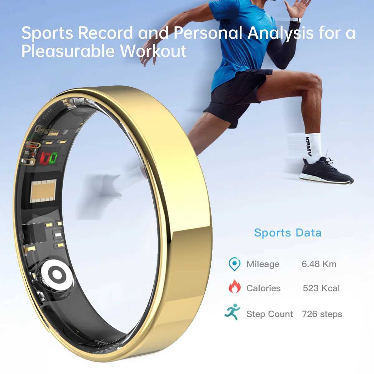 SIMSONLAB 2025 Smart Ring Bluetooth Call Heart Rate Blood Pressure Monitor 5ATM Waterproof Health Ring Men Women For Xiaomi Gift W250819