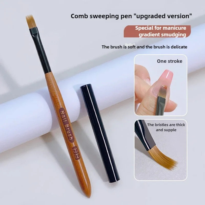 Gradient Nail Art Brush Acrylic Nail Ombre Pen DIY UV Gel Brushes Painting Drawing Flowers Nails Brush Manicure Tools for Salon 250716