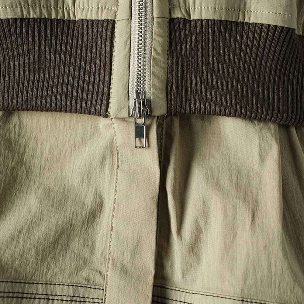 Loose Women's Jacket Spring New Style Crew Neck Design Sense Asymmetrical Lace Edge Splicing Outerwear Trendy Top