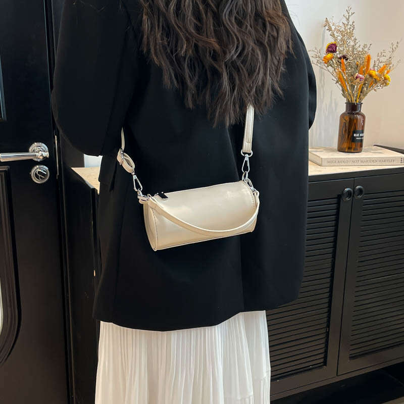 Korean Style Women's Trendy 2025 Spring New Soft Leather Underarm Versatile Pillow Casual Single Shoulder Crossbody Bag