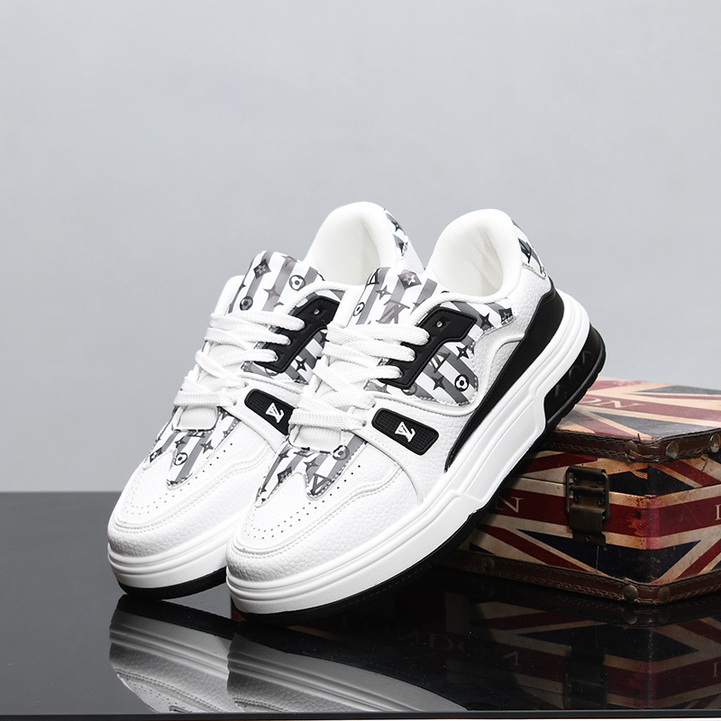 Designer Casual Shoes for men and woman free shipping New fashionable versatile thick soled height increasing shoes size 35-44 black yellow Purple