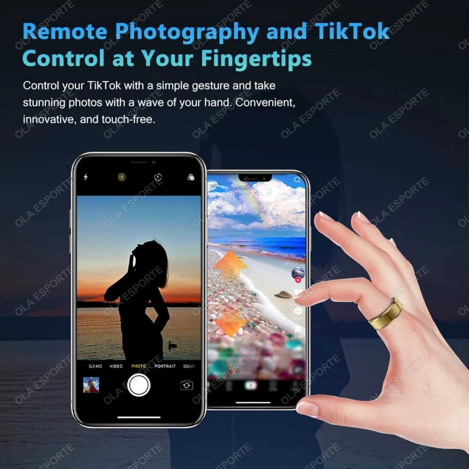 2025 Smart Ring Blood Pressure Heart Rate Sleep Monitoring Smart Ring IP68 5ATM Waterproof Multi-sport Mode Smart Ring for Men and Women W250819