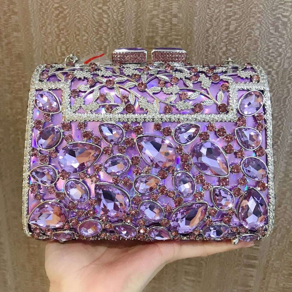 Women Rhinestones Clutch Purse for Party Wedding Crystal Evening Bags Handbag Bridal Clutches Bag Lady