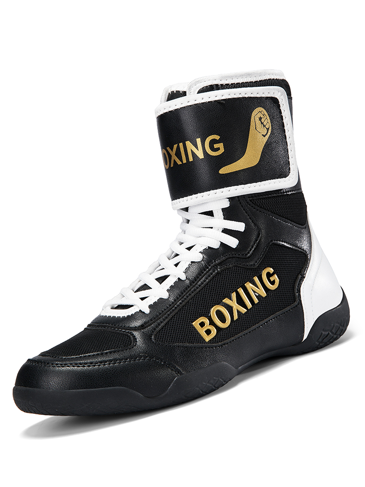 Boxing Sneakers Mens trainers training fitness competition wear resistant non slip shock absorption