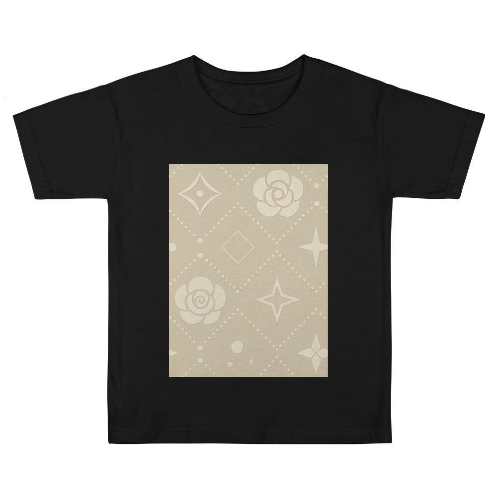 ddmywed Boy and girl Children's T-shirt T-shirt with an image of a pattern on the front