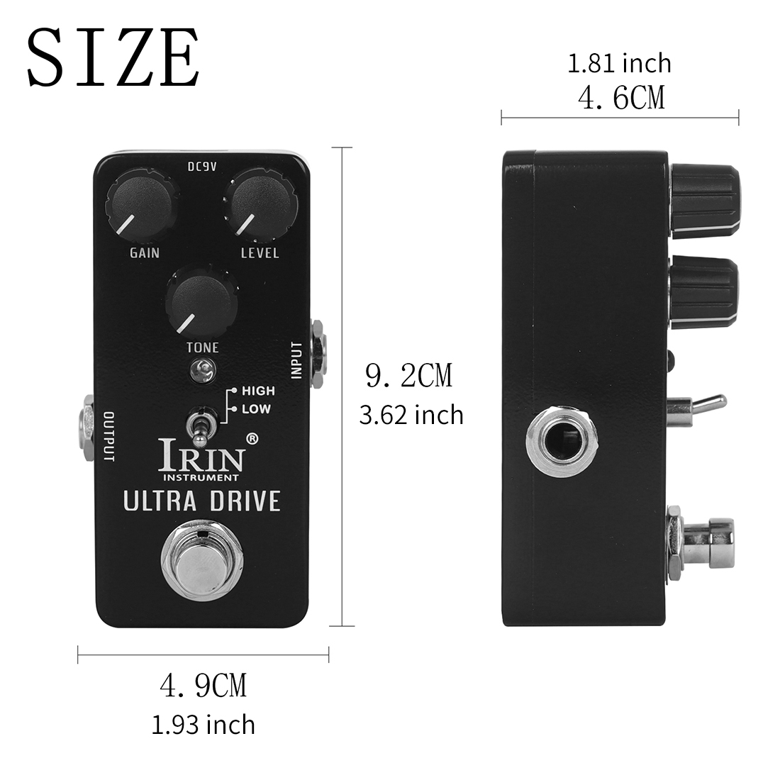 IRIN Wholesale Factory Anger Machine Soul Blur ANA Echo Electric Guitar Bass Multi Tone Guitar Effect Pedal
