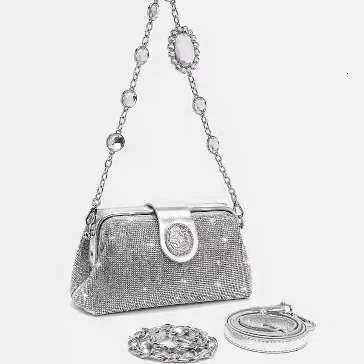 Designer Bags, Fashionable Luxury Bags, New Style Socialite Evening Gowns, Handbags, Diamond-encrusted Banquet Chain Bags And Diamonds For Women