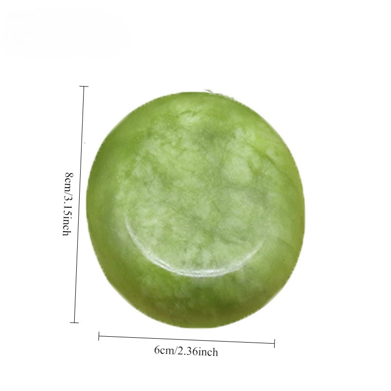 Natural Massage Stones Green Jade Stones Cold Rock For Spa Deep Tissue Massager 250716