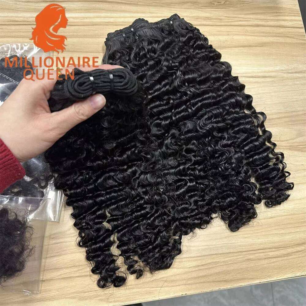Curly Bundles Virgin Burmese Vieamese Raw Human Hair Extensions Synthetic Wholesale For Full Head