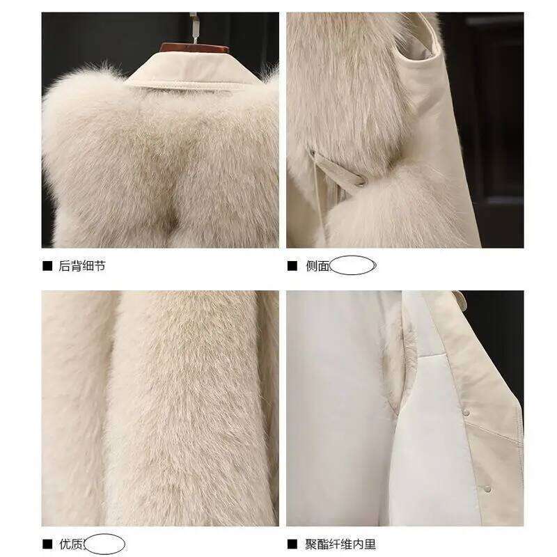 Designer Clothing Women's Fur Coat 2025 Autumn Winter Vest New Clothing Collection Spliced Fashion Fashion