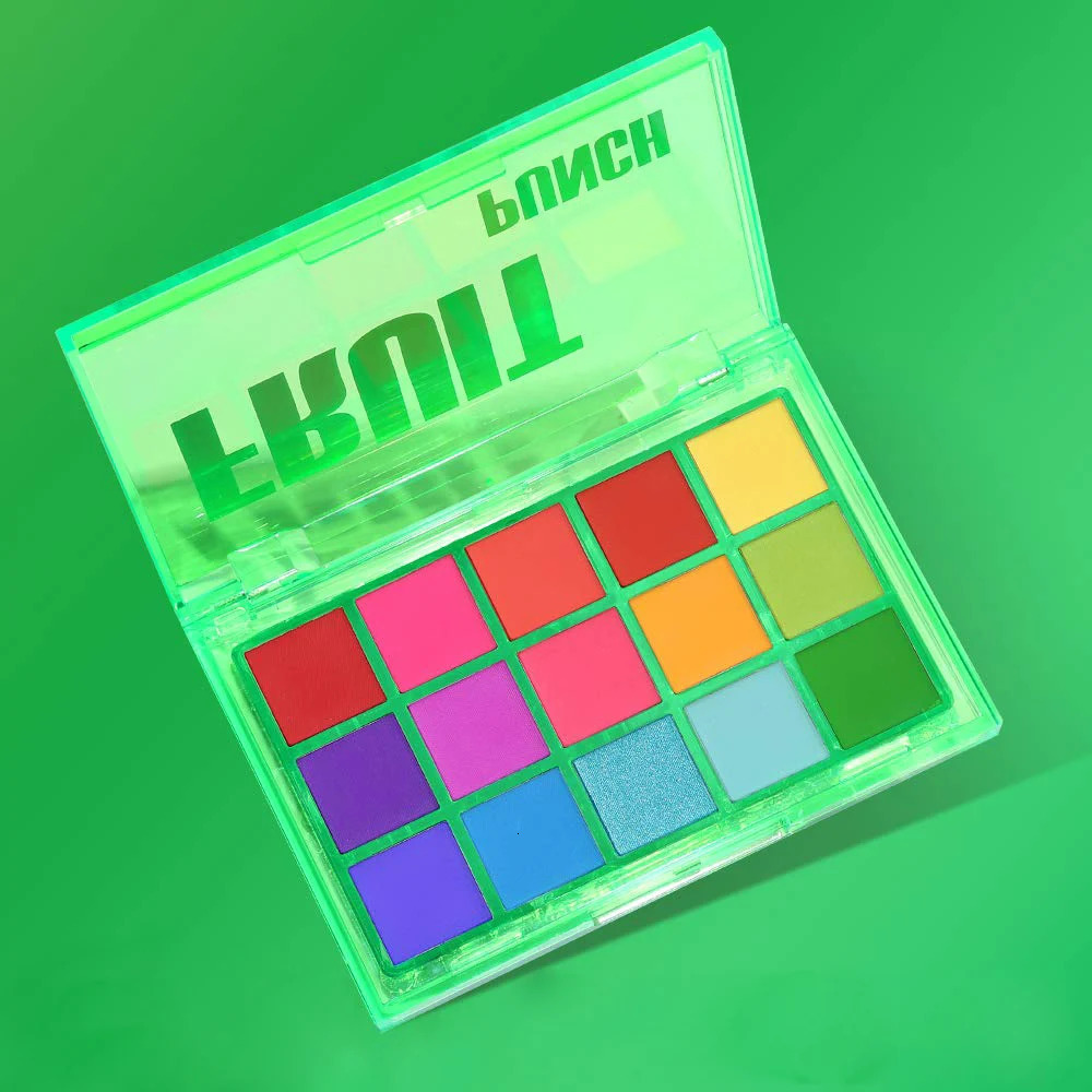 15 Colors Eyeshadow Palette Set Colorful Neon Rainbow Makeup Eyeshadow Palette Vibrant Shimmer Matte Pigmented Blendable Make Up 250712