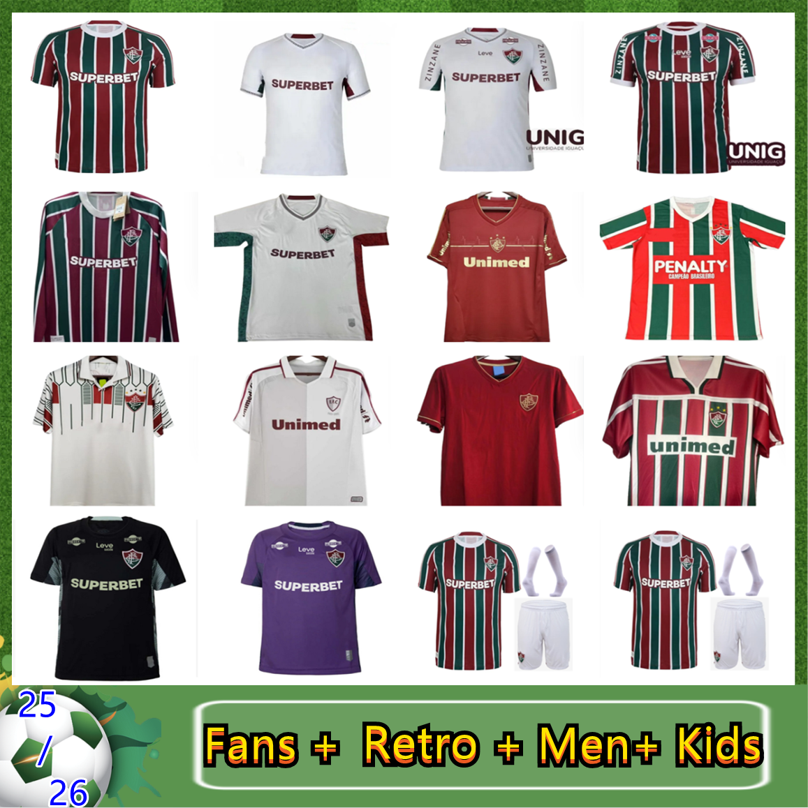 4XL 2025/26 Fluminense Soccer Jerseys CANO A.CANOBBIO ARIAS SERNA KENO EVERALDO PAULO BAYA ARIAS #21 IGNACIO SAMUEL XAVIER 1993 08 09 12 retro football shirt me