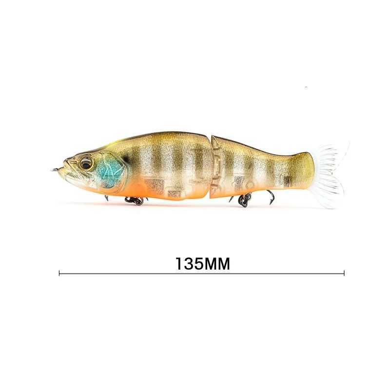 Big Fishing Lure Glide Bait 135mm 30g Multi Jointed Swimbait for Pike Salmon Walleye Bass Sea Fishing Hard Bait Wobblers Z250717