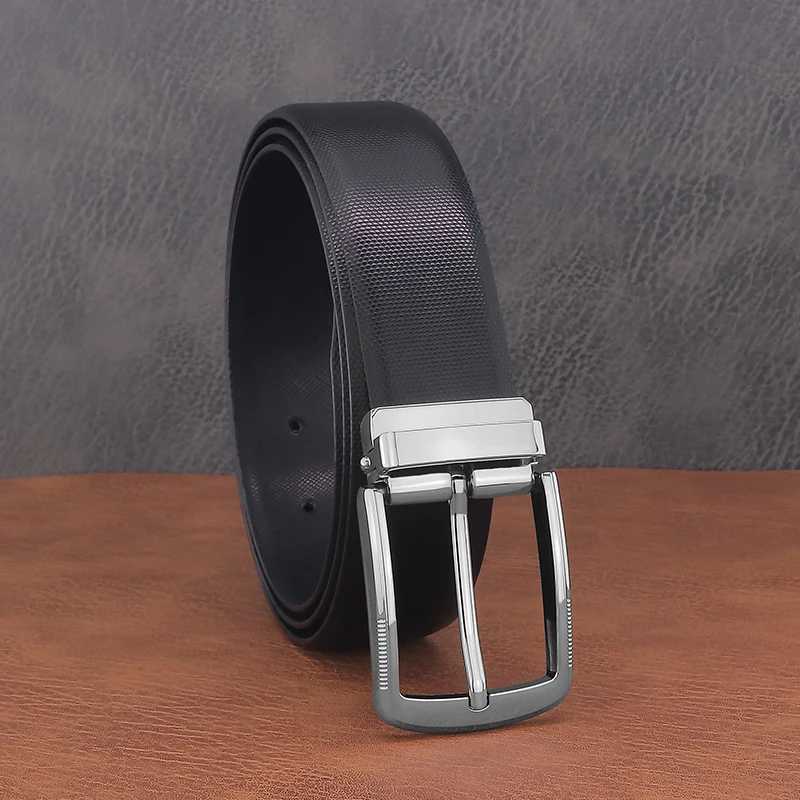 Fashion belts young men pin buckle genuine leather cowhide Waistband high quality white casual jeans ceinture homme B650 W250717