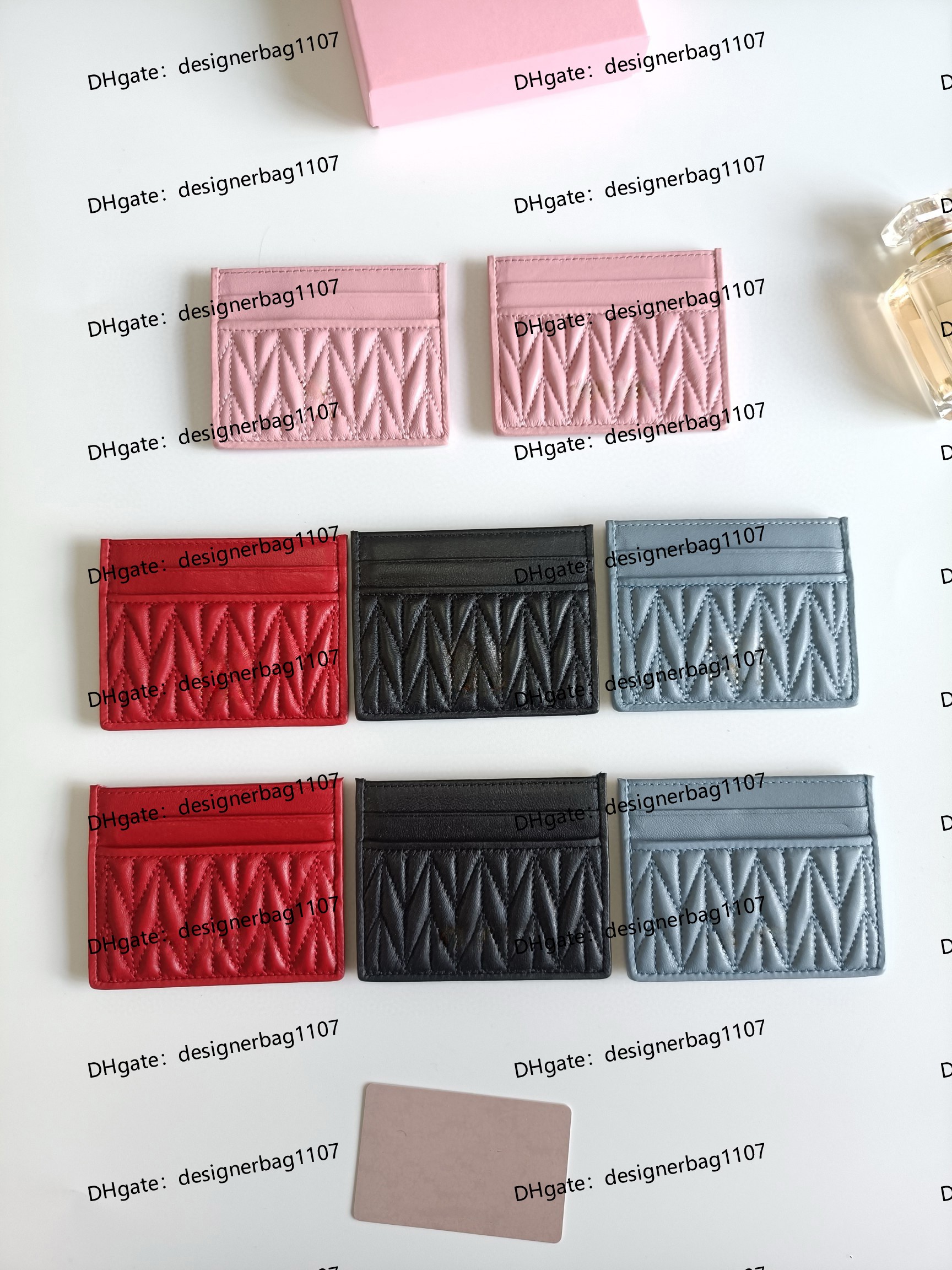 Designer wallet women card holder Purse Designer Wallets Luxury Cardholder Ladies Purses men Wallet Designer Woman Handbag Dhgate Bags with box