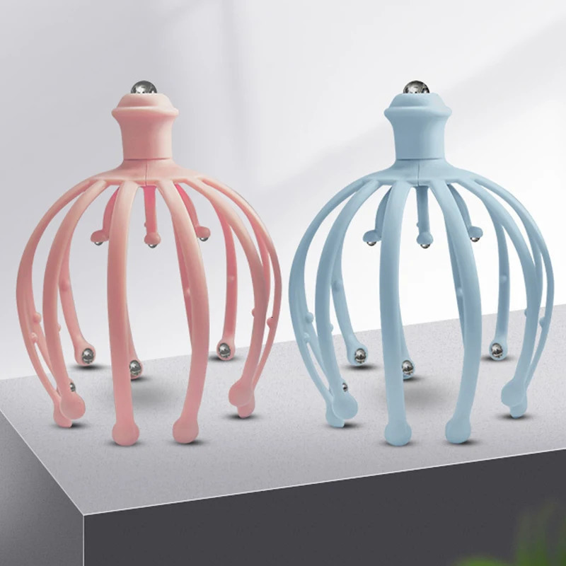 1 Multifunctional Octopus Head Massager Unisexes Detachable 18-Claw Massager Deep Relaxation Stress Relief Massage Tool 250716