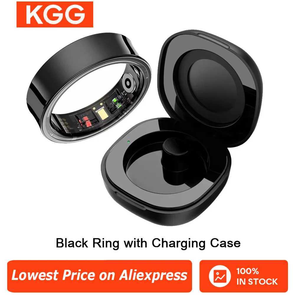New R09 Smart Ring for Men and Women with Charging Case Skin Temperature Health Sleep Monitor 5ATM Waterproof Camera Control Rings Finger W250717
