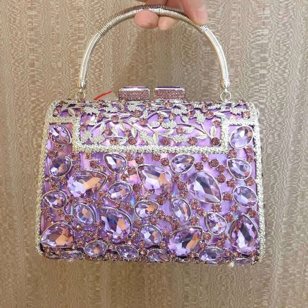 Women Rhinestones Clutch Purse for Party Wedding Crystal Evening Bags Handbag Bridal Clutches Bag Lady