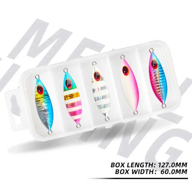 Magic Works Metal Lure 14G 20G 30G Sea Fishing Set Artificial Bait Kit Fishing Tackle Professional Slow Jig Lures Saltwater Z250717