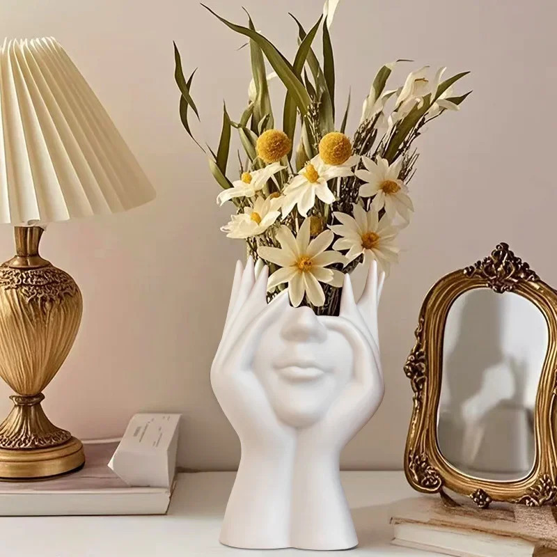 Multi Functional Facial Styling Makeup Brush Storage Box Pen Holder Vase Decoration Living Room Foyer TV Cabinet Decoration 250716