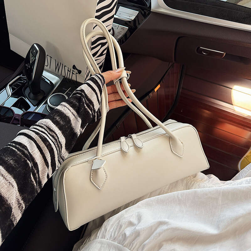 Fashion Underarm for Women 2025 New Baguette Simple Free shipping Versatile Shoulder High-End Niche Design Women's Bag