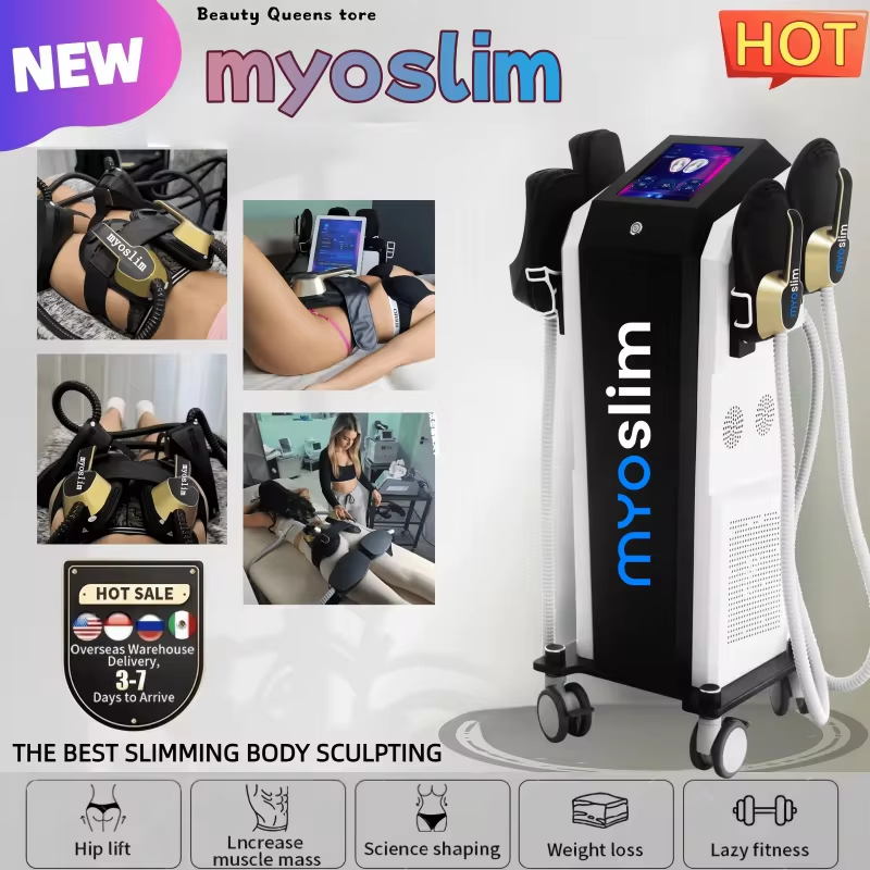 MYOslim 6500W Sculpt Machine RF Sculpting Massage Electromagnetic Shaping Slimming Muscle Stimulation Therapy For Salon And Home