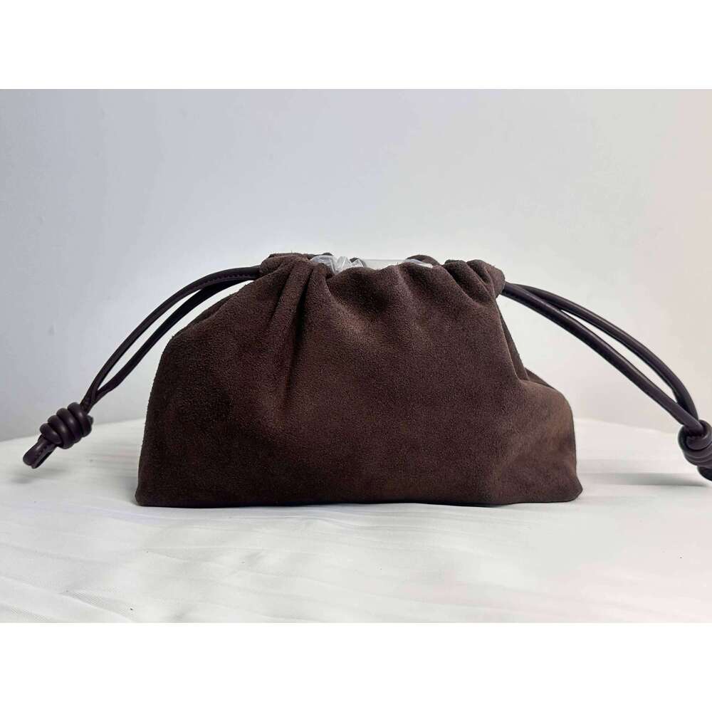 Motingsome Natural Suede Leather Women Designer Handbag Pouch Clouds Shape Messenger Purses Matte Cowhide Tote