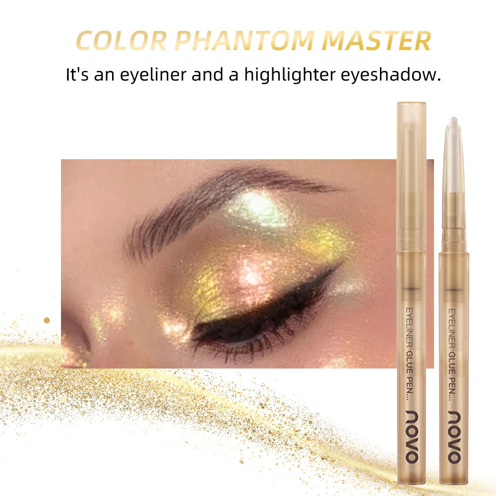 Chameleon Holographic Shimmering Eyeshadow Stick Long-Lasting 3-In-1 Eye Cheek Lip Highlighter Waterproof Smooth Texture 250712