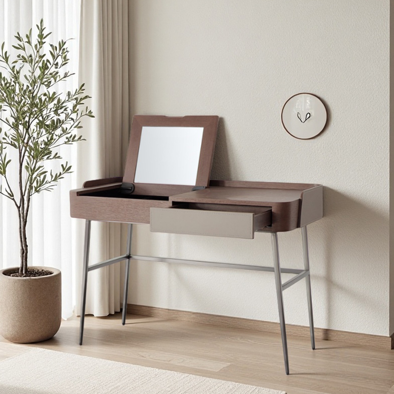 dressing table Stylish Compact Makeup Station Drawer Cabinet Set Suitable For Small Spaces