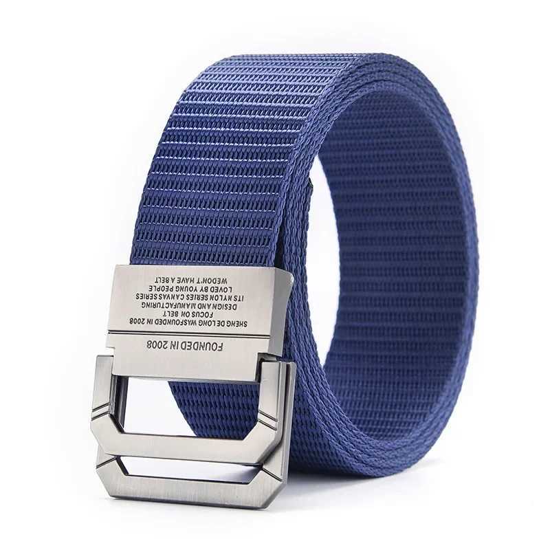 Double Loop Buckle Brand Canvas Belt Outdoor - Unisex Canvas Belts Jeans Male Luxury Casual Straps Belt for Men and Women W250717