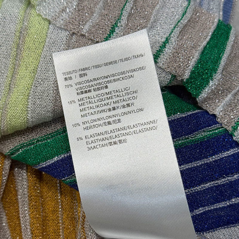 Ladies Striped Long Sleeve Knit Dress Summer New Arrival Designer Square Neck Maxi Dress Two Colors Sequin Detail Plus Size Luxury Evening Gown S0735