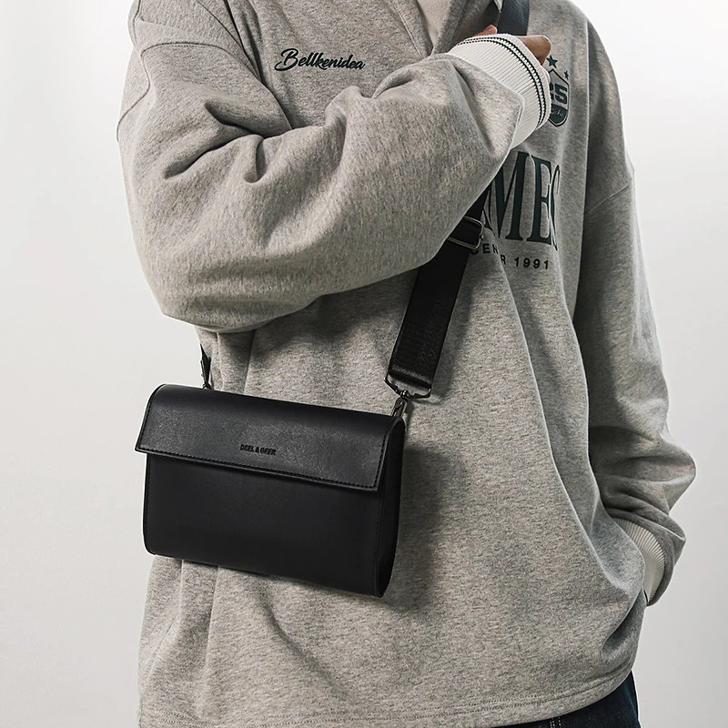 ner Men Bag Fashion Business Briefcase Unisex Messenger Bags Vintage Leather Crossbody Casual Handbags 250624