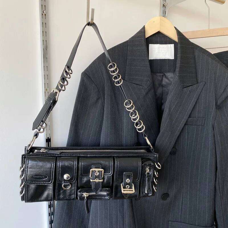 Vintage Handbags For Women Half-moon Leather Hasp Shoulder Crossbody Bag Designer Ladies Underarm Bags Hobo 2024 Fashion