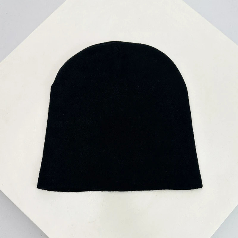 Hip Hop Letter Funny Wool Knitted Hats Warm American Style Autumn and Winter Beanies Versatile Street Fashion Personal Niche 250715