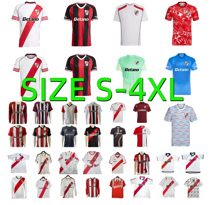 2025 2026 River Plate soccer jerseys Retro 1992 94 95 97 2000 2001 24 25 26 Camiseta de futbol BORJA M.SUAREZ LANZINI FERNANDEZ BARCO PEZZELLA F. GATTONI FOOTBALL SHIRTS