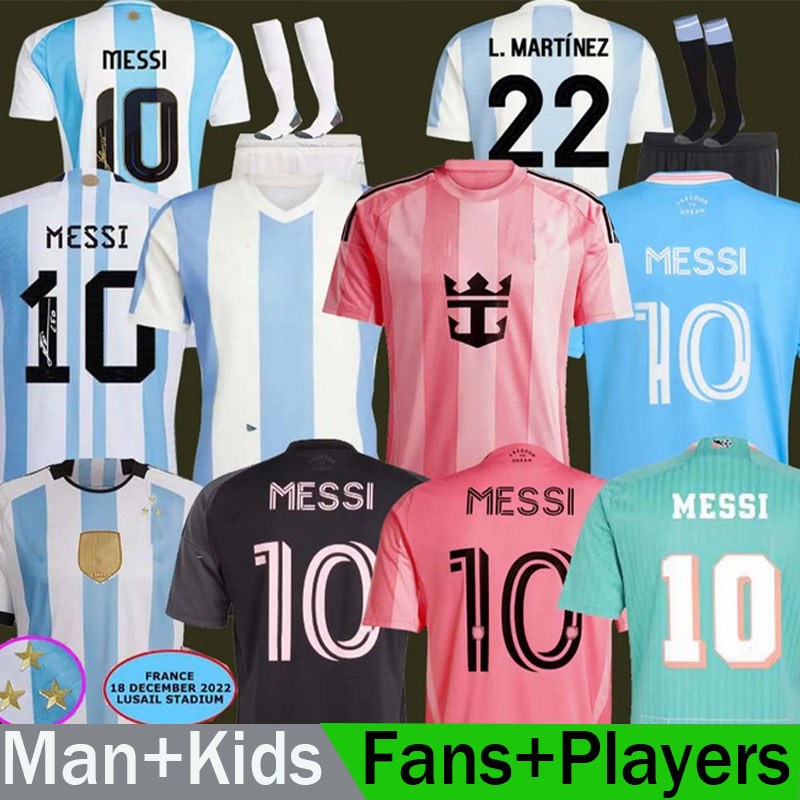 ArgentinaS soccer Jerseys 24 25 26 Fans Player version MARADONA DI MARIA J. ALVAREZ FC Men Kids football shirt MESSIS SUAREZ Jersey Garnacho 2026