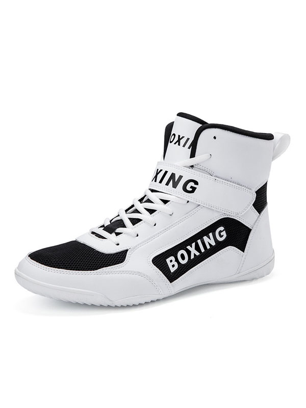 Boxing shoes Sanda shoes training shoes high top boxing shoes squat shock absorption breathable non slip