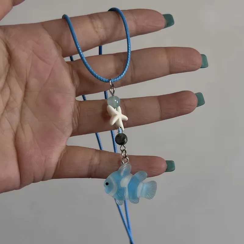 Kpop Y2K Boho Colorful Sugar Star Tassel Pendant Choker Necklace for Women Sweet Love Heart Chain Aesthetic Jewelry Accessories XJ250717