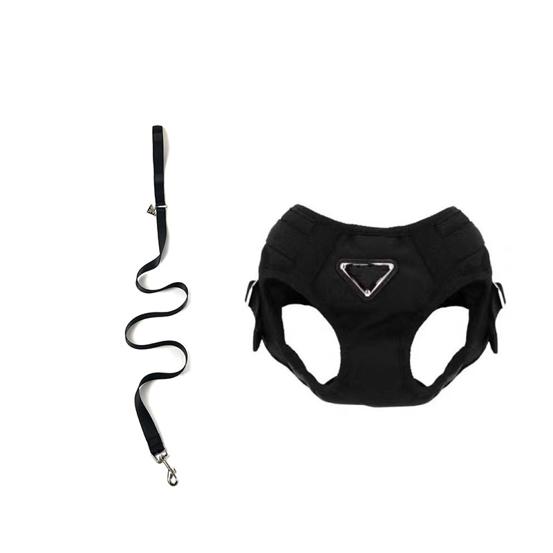 Pet dog chest harness fashion brand French Bulldog Corgi Schnauzer leash chest vest cat