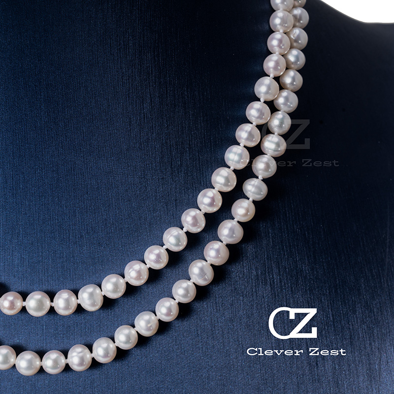 Natural Pearl Necklace Natural Freshwater Pearl Holiday Gift Birthday Gift Graduation Gift Party Jewelry