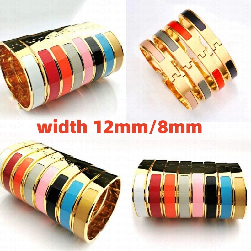 Luxury designer bracelet women bangle plated gold bracelet men stainless steel jewlery designer for women classic letter buckle mens bracelet designer retro om05