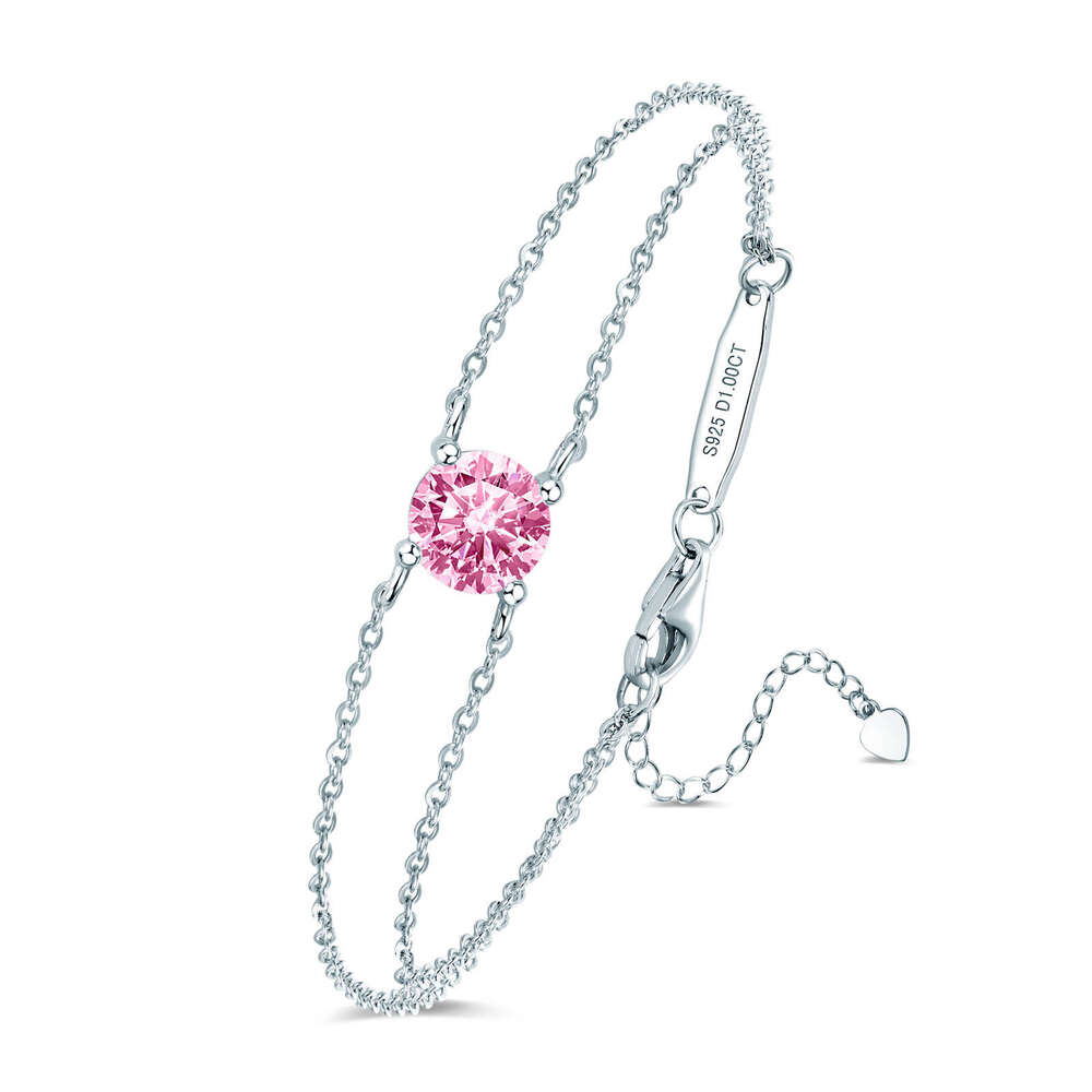 S Pure Sier Bracelet520 Qixi Valentine's Day For Girlfriend Or Best Friend Birthday Gift Birthstone Jewelry 408